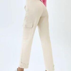 Wilfred Free Modern Cargo Pants High Waist NWOT Beige Size 10